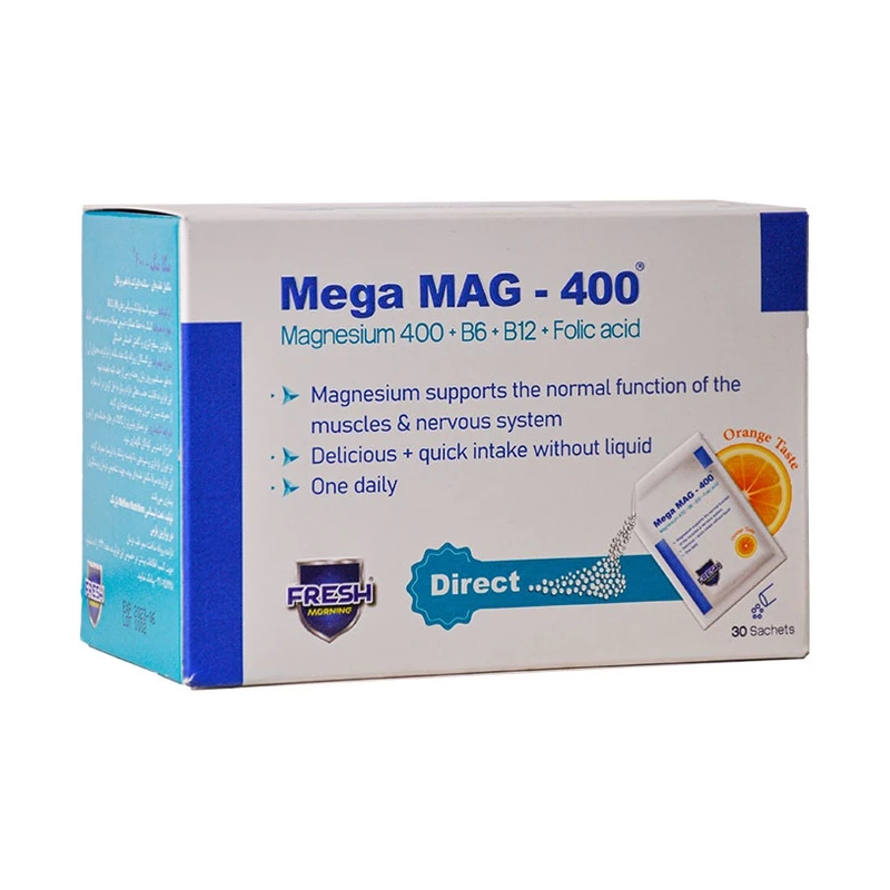 منیزیم ساشه مگا مگ 400 میلی
