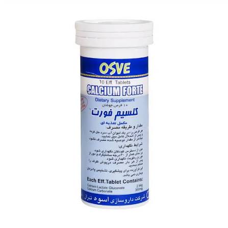 کلسیم فورت جوشان ده عددی اسوه