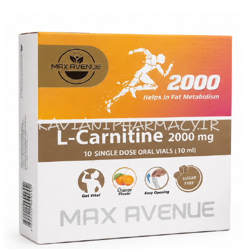ال کارنیتین ویال خوراکی 2000 میلی مکس اونیو 10 عددی